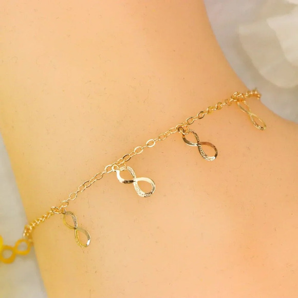 Minimalist Anklet, Sleek & Modern Design, Women’s Fashion, YC110222-A - Picture 4 of 10